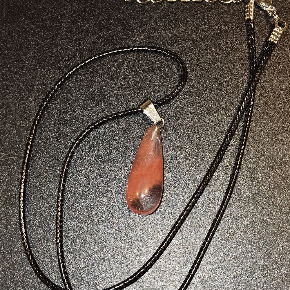 Rose quartz chakra necklace